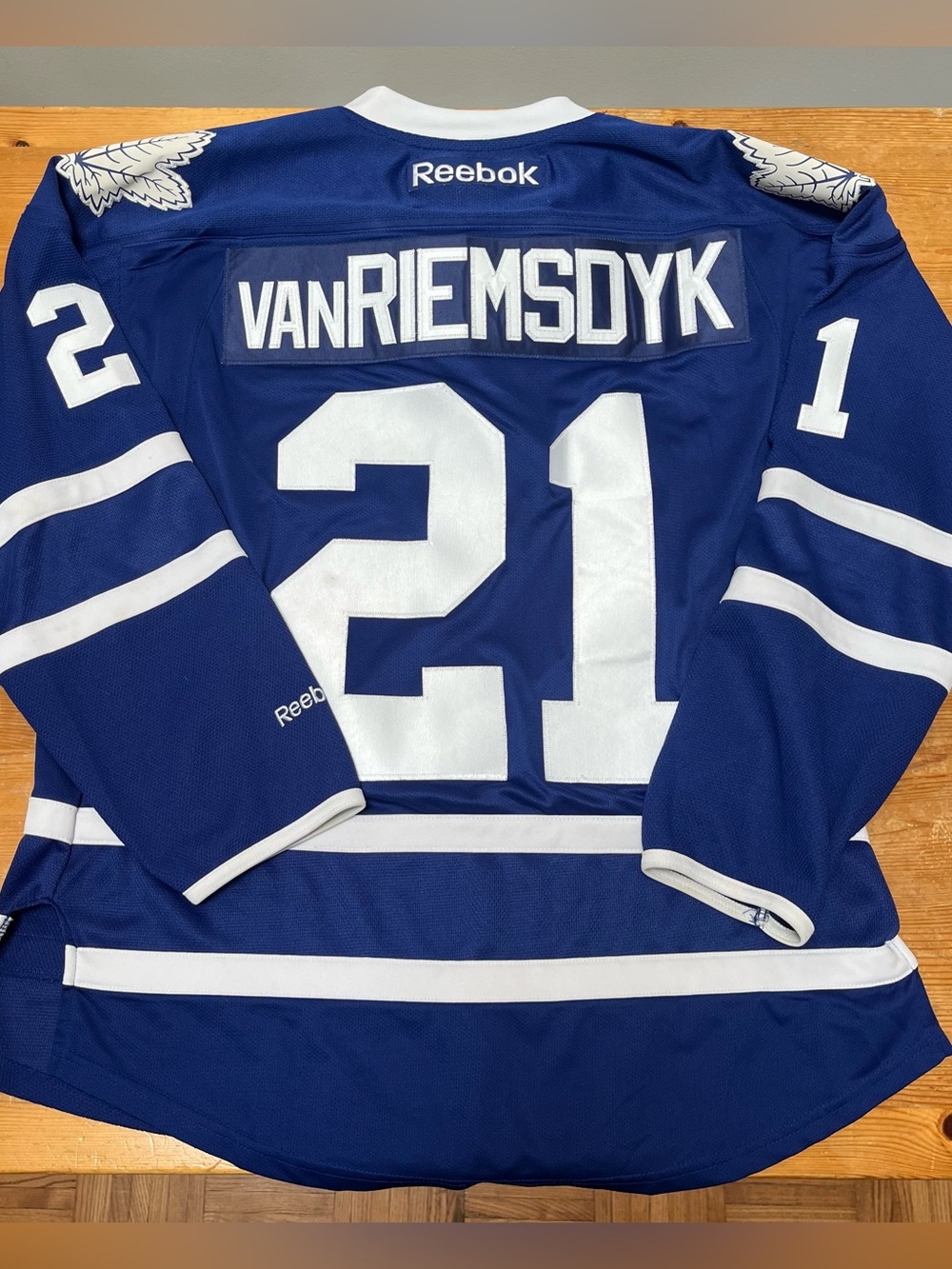 James Van Riemsdyk Toronto Maple Leafs Authentic Reebok Hockey Jersey